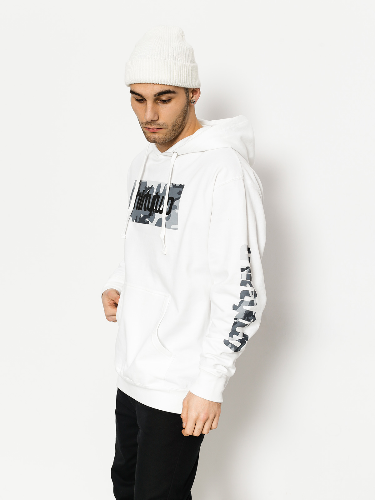 Bluza z kapturem ThirtyTwo Double Box Snow Camo (white)