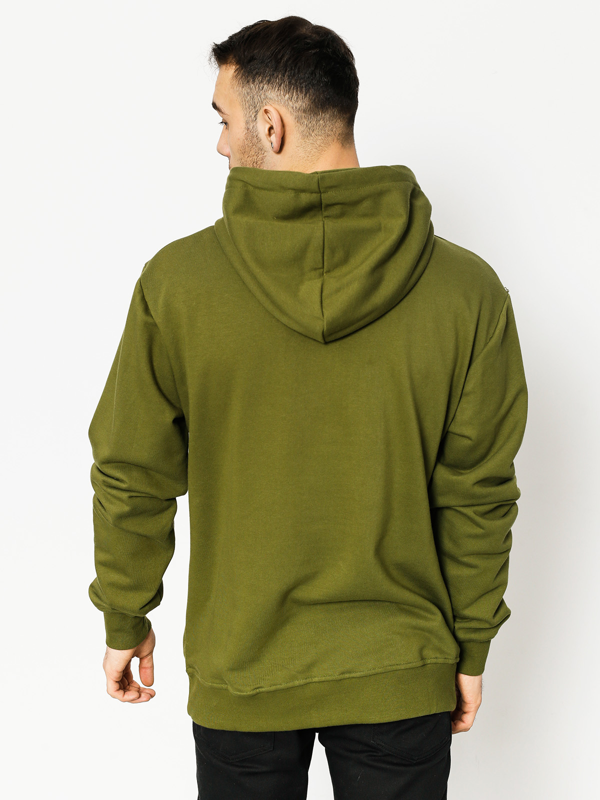 Bluza z kapturem Backyard Cartel Label Logo HD (khaki)