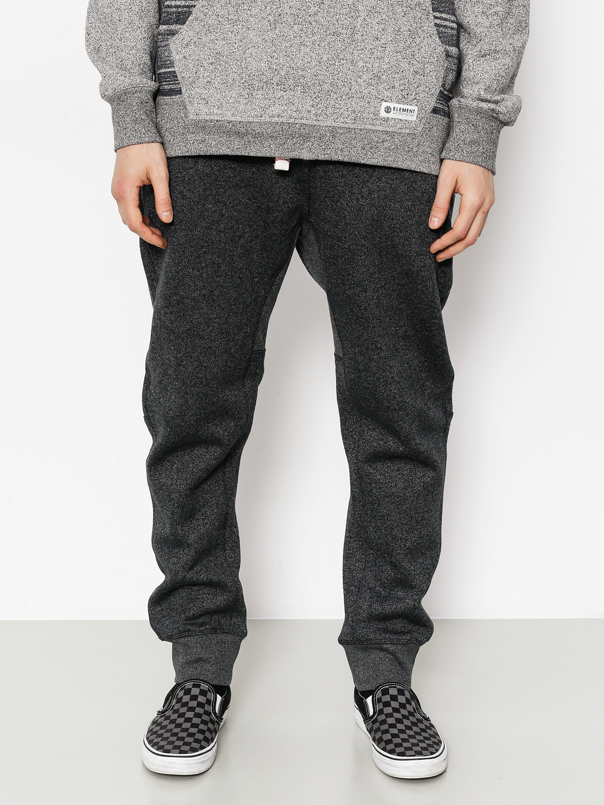Spodnie Element Campus Track (black heather)