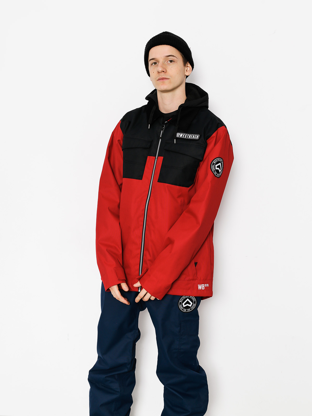 Męska Kurtka snowboardowa Westbeach Dauntless Jacket (chilli red/black)