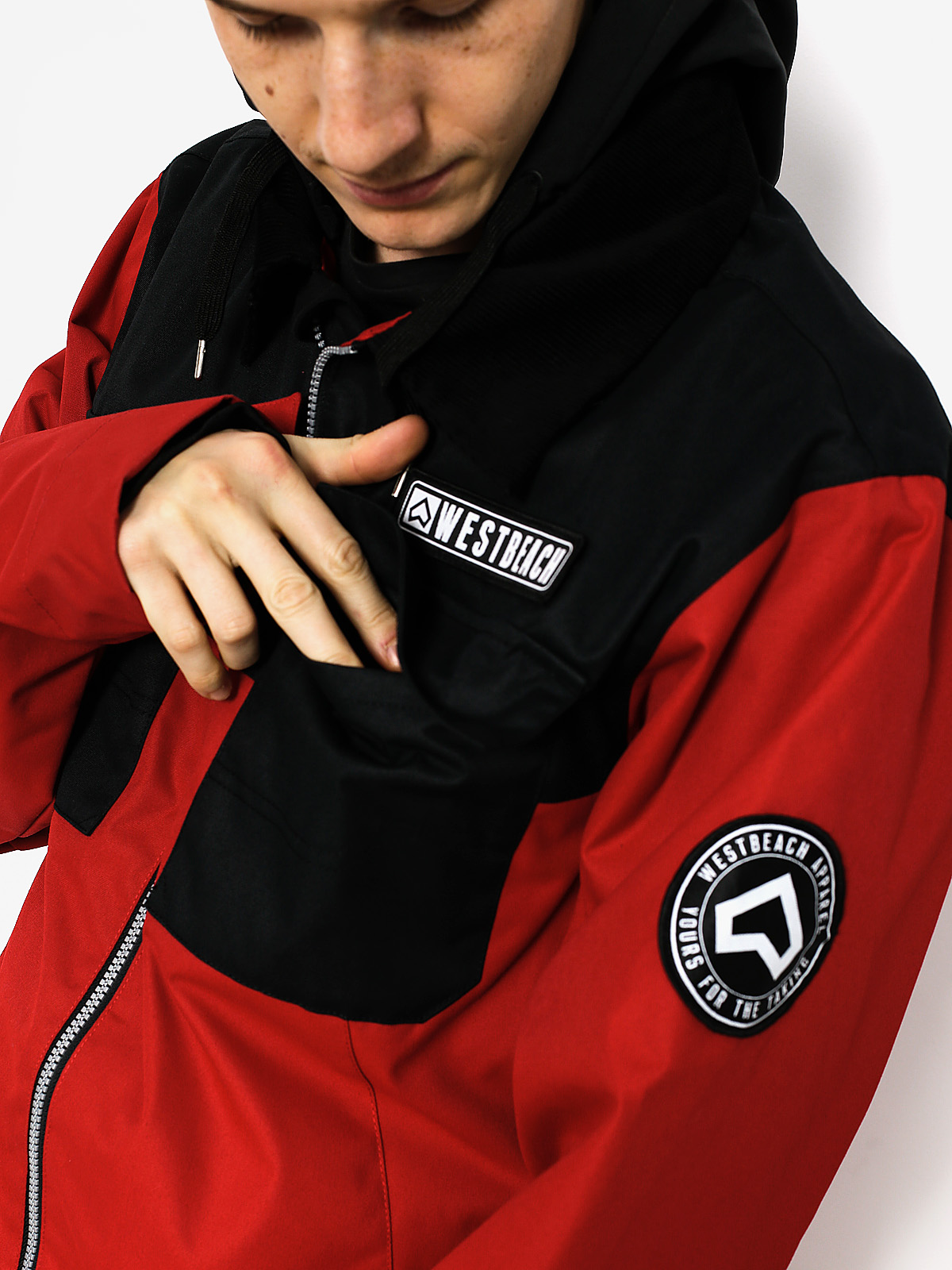 Męska Kurtka snowboardowa Westbeach Dauntless Jacket (chilli red/black)
