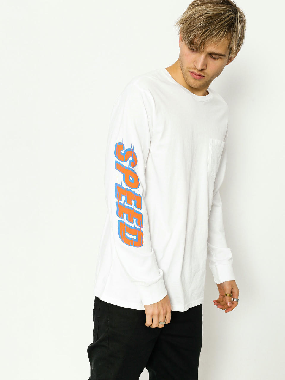 Longsleeve Brixton Accelerate Pkt (white)