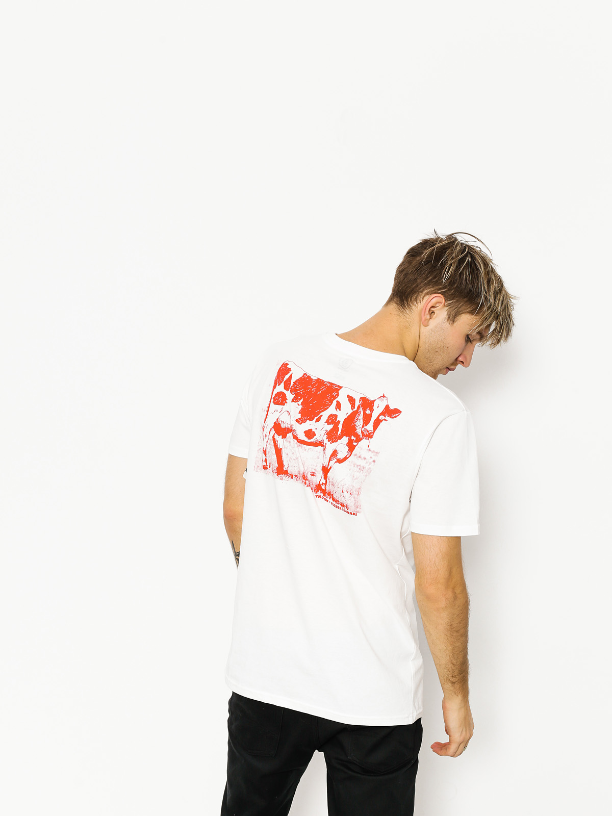 T-shirt Volcom Wanna Be A Burger (wht)