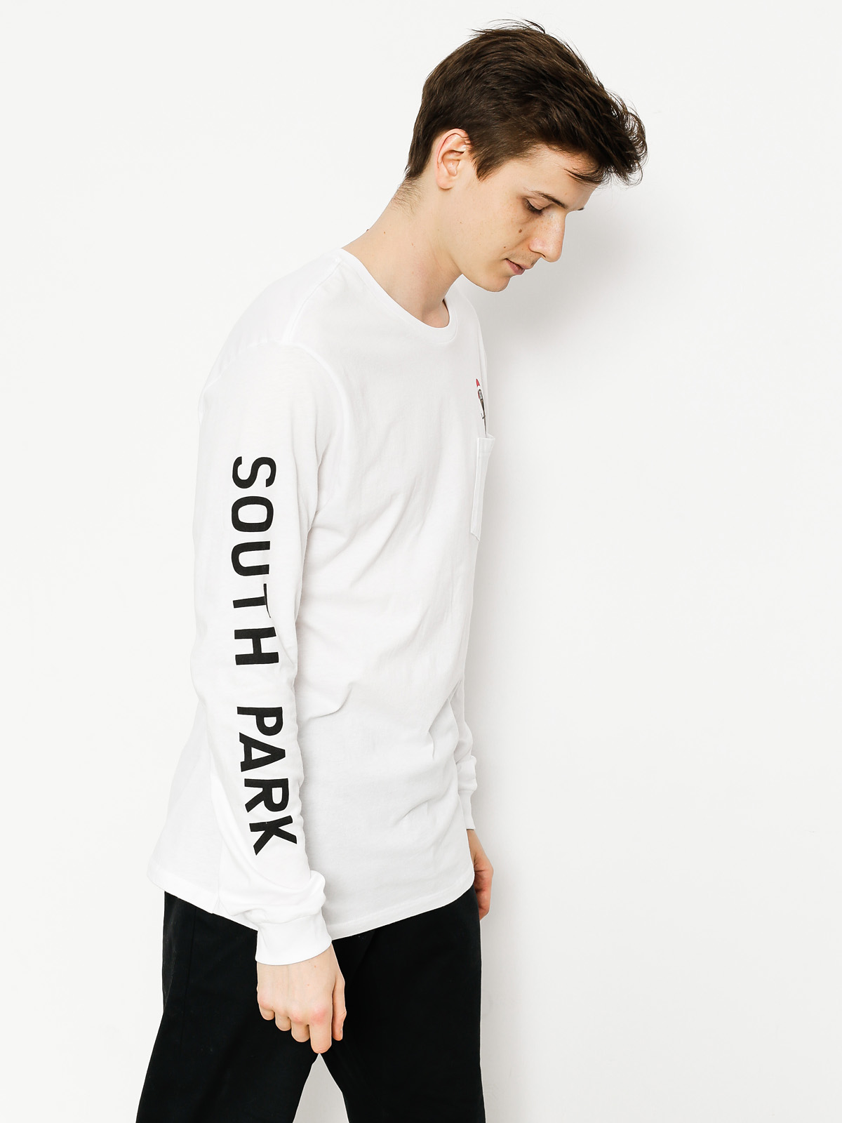 Longsleeve HUF Sp Mr Hanky Pocket (white)