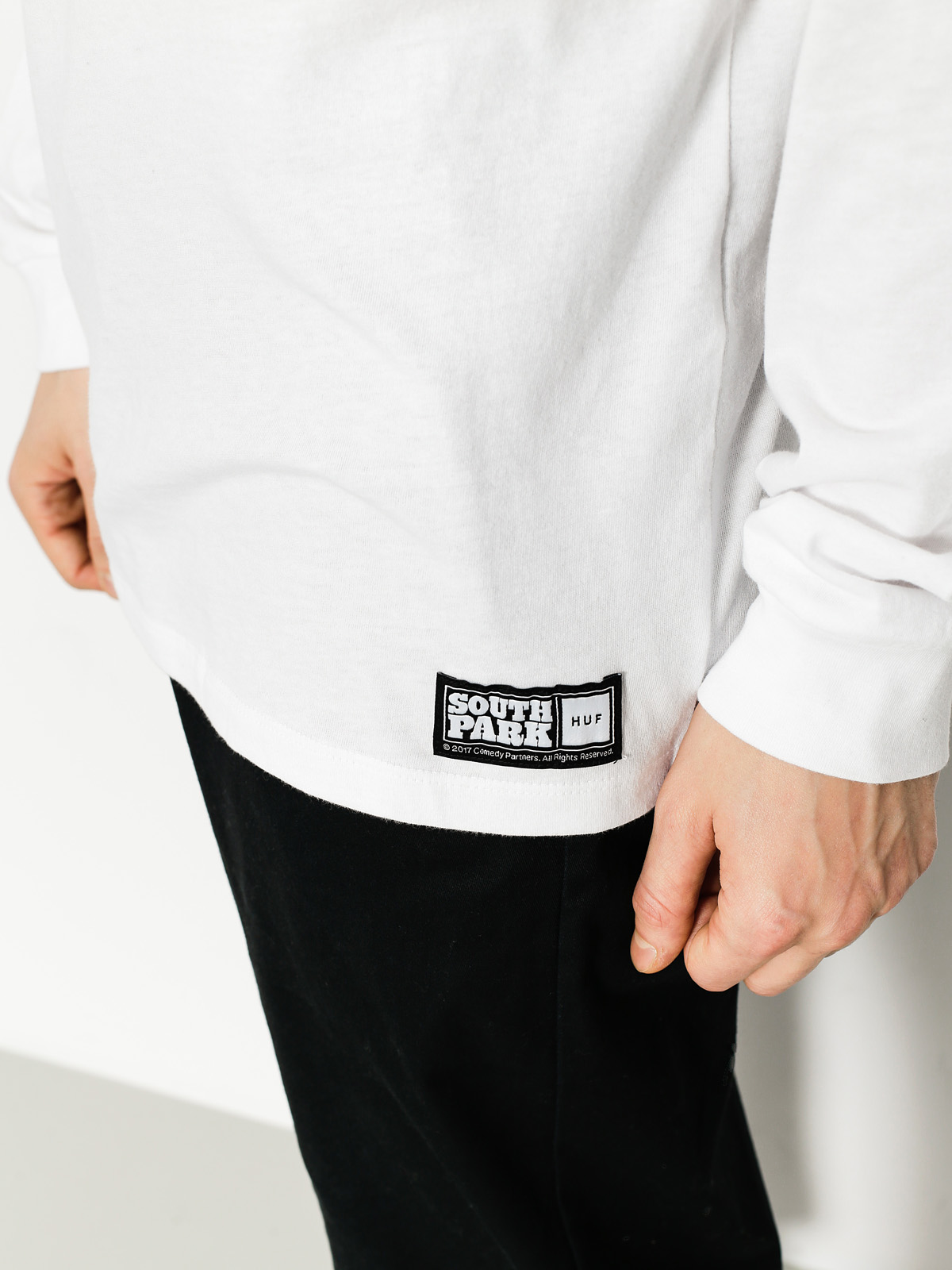 Longsleeve HUF Sp Mr Hanky Pocket (white)