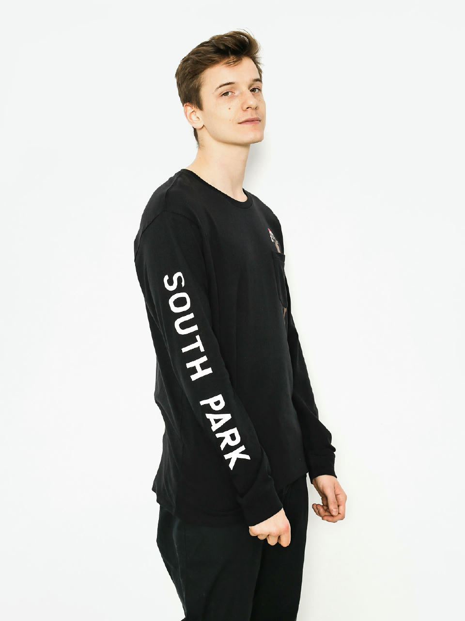 Longsleeve HUF Sp Mr Hanky Pocket (black)