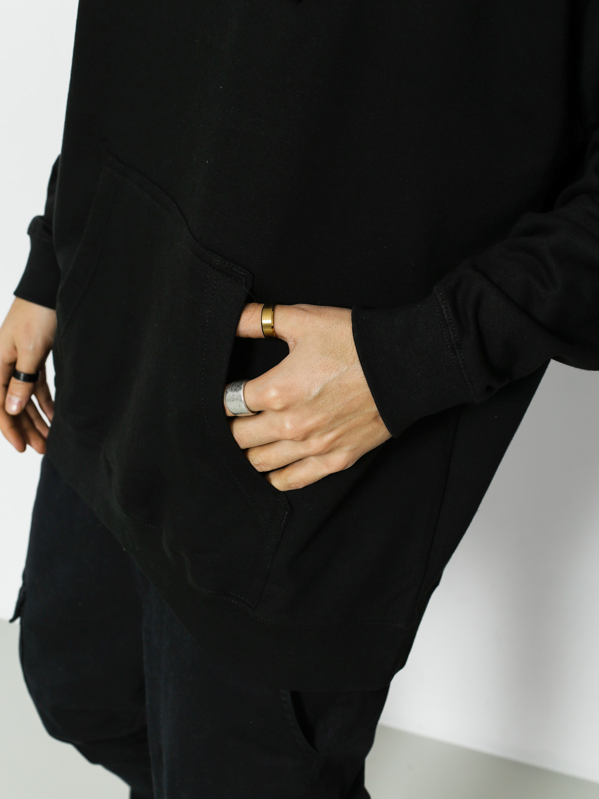 Bluza z kapturem Dragon Trademark Hood Staple Line (black)