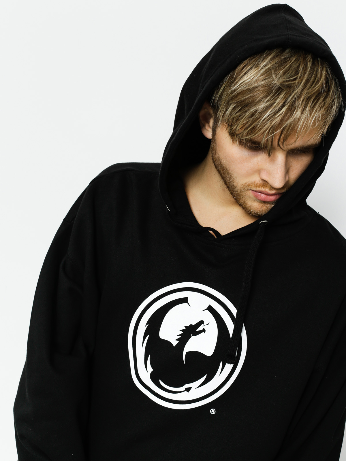 Bluza z kapturem Dragon Icon Pullover Hood Staple Line (black)