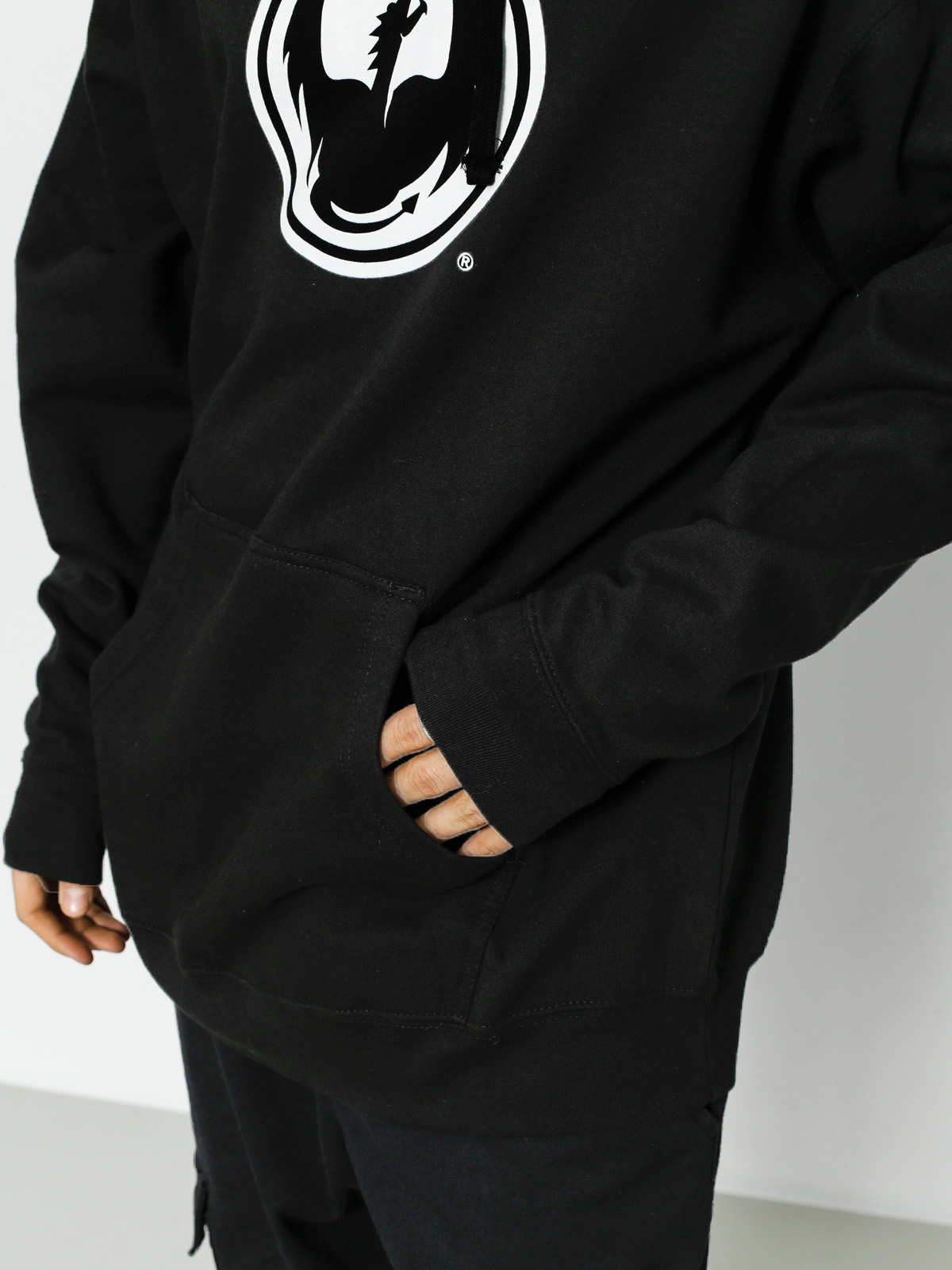 Bluza z kapturem Dragon Icon Pullover Hood Staple Line (black)