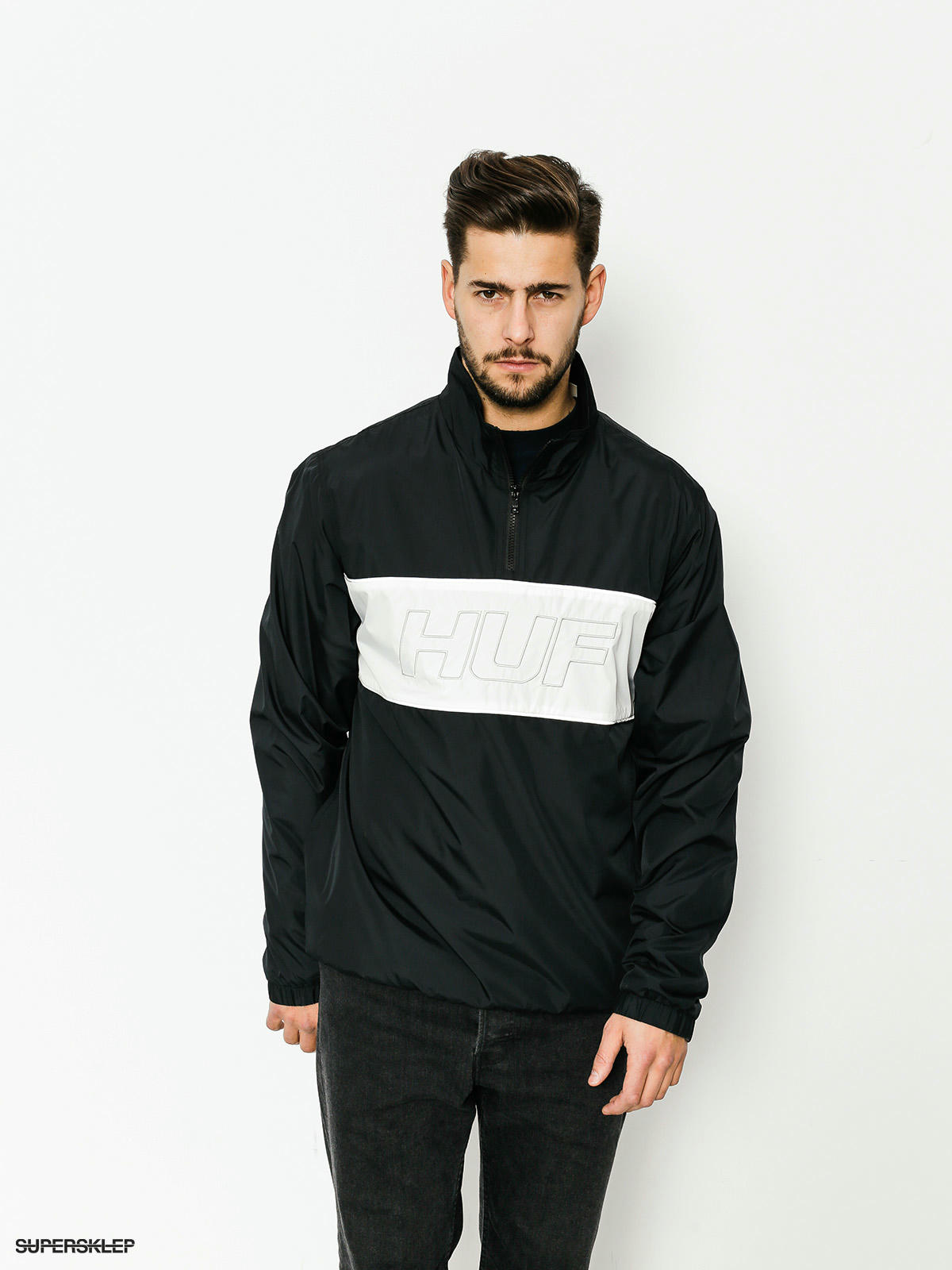 Huf half sale zip jacket