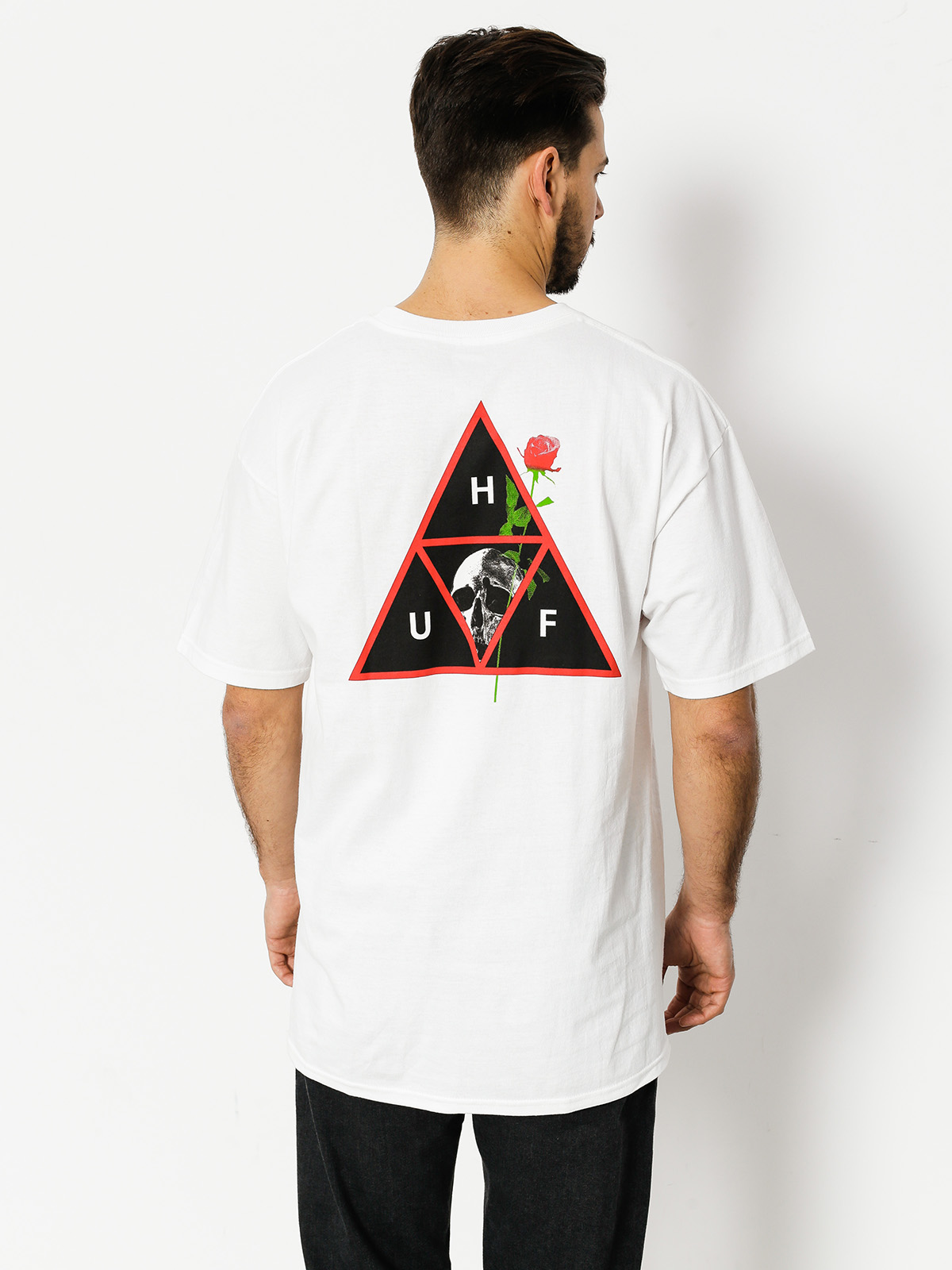 T-shirt HUF Rosa Calvaria (white)