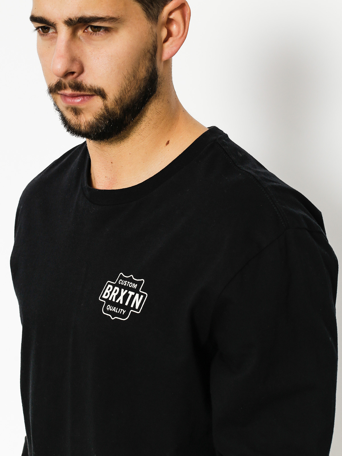 Longsleeve Brixton Garth Prem (black)