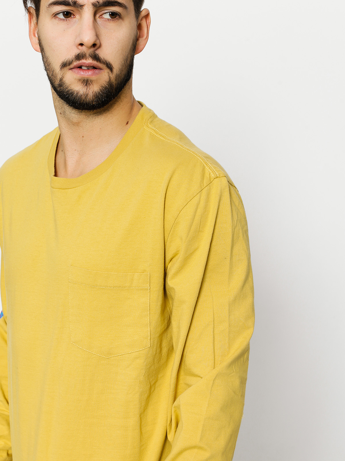 Longsleeve Brixton Accelerate Pkt (washed yellow)