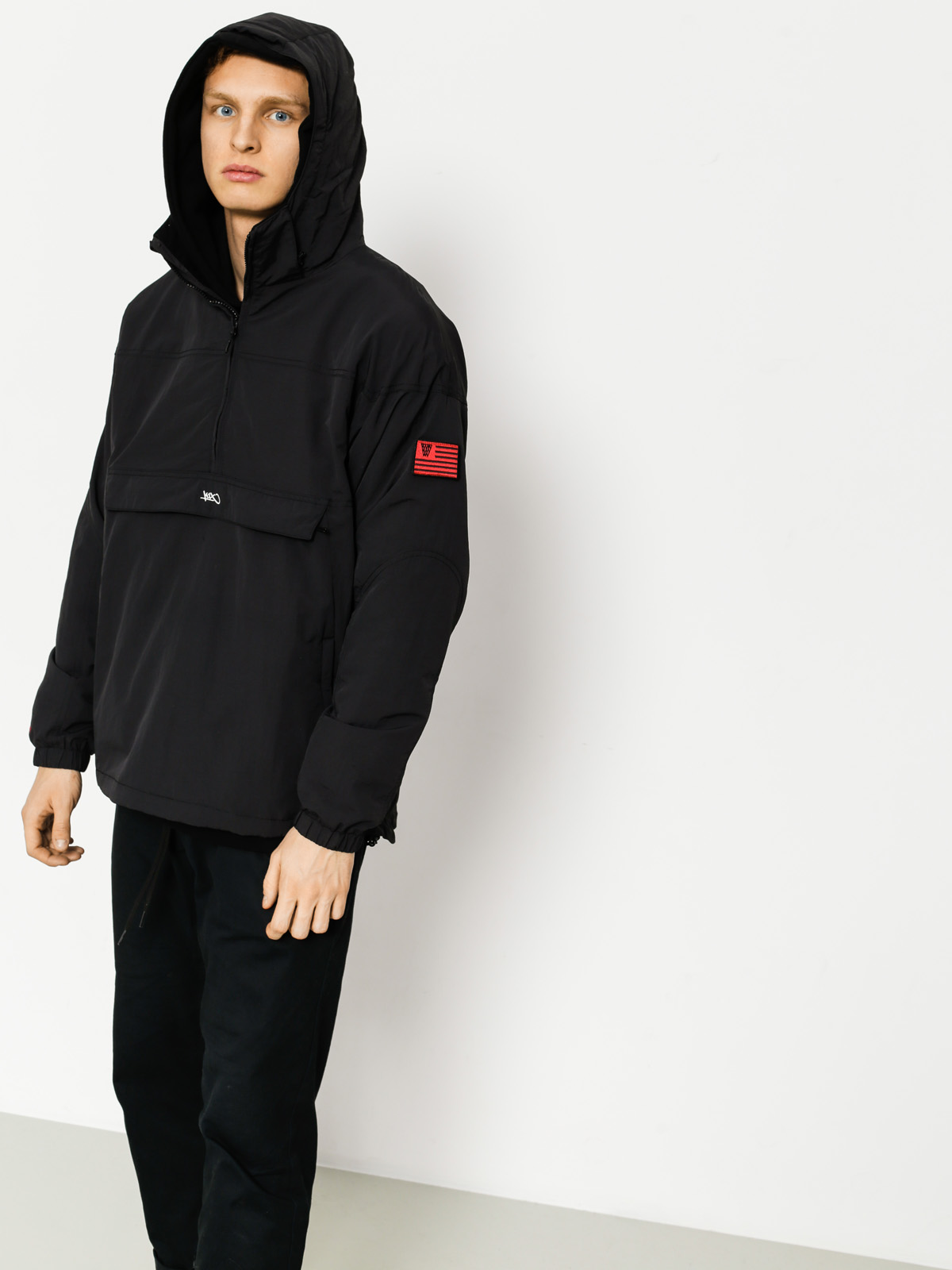 Kurtka K1x Lw Urban Hooded Halfzip (black)