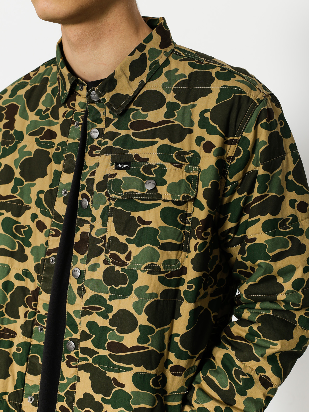 Kurtka Brixton Cass (olive camo)