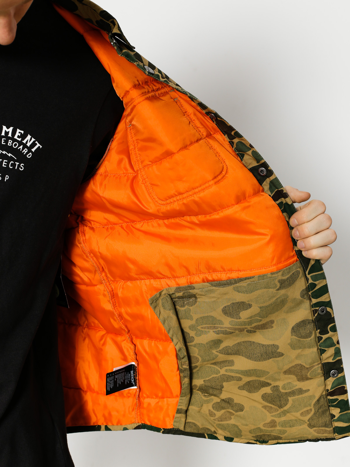 Kurtka Brixton Cass (olive camo)