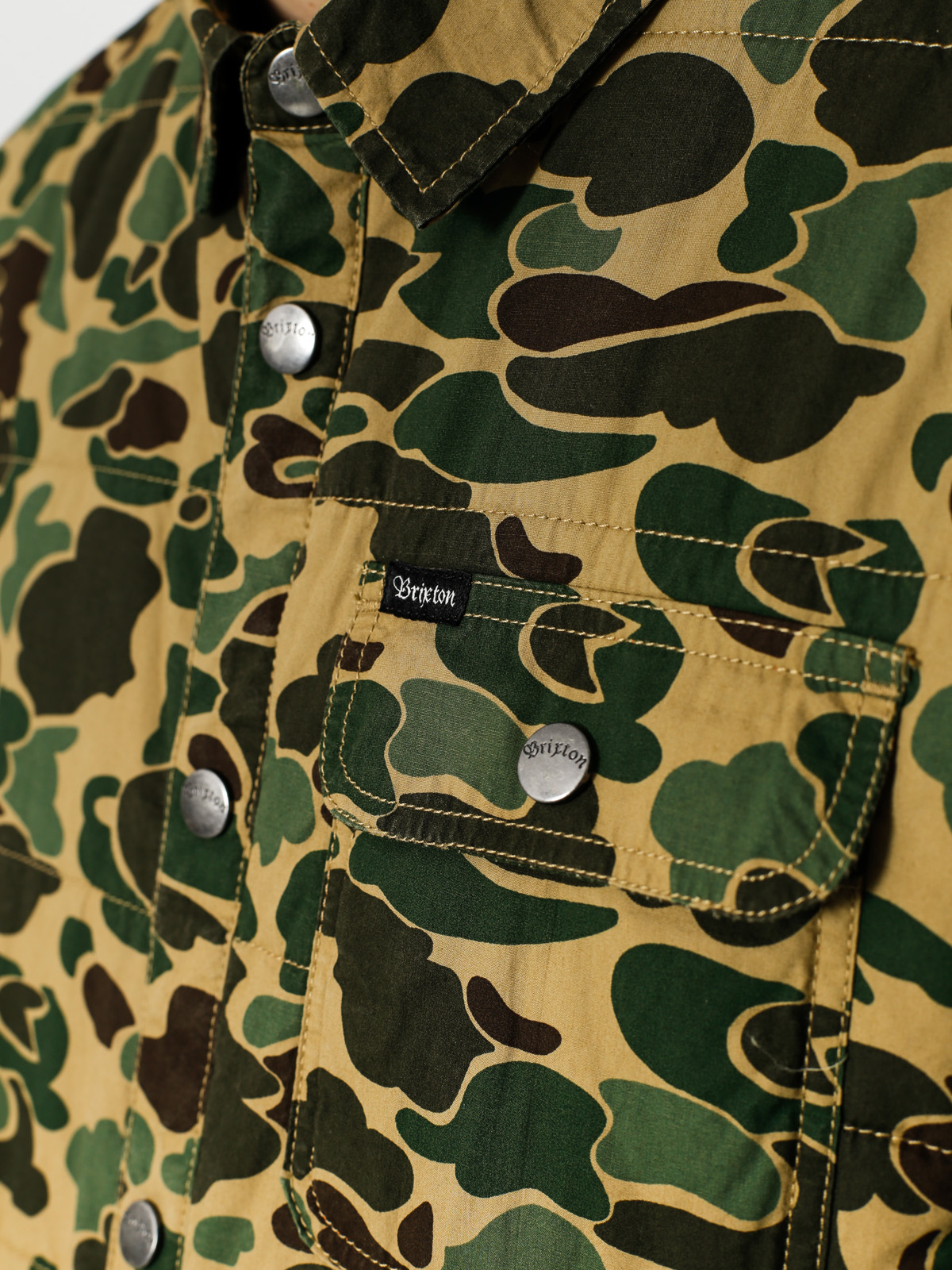 Kurtka Brixton Cass (olive camo)