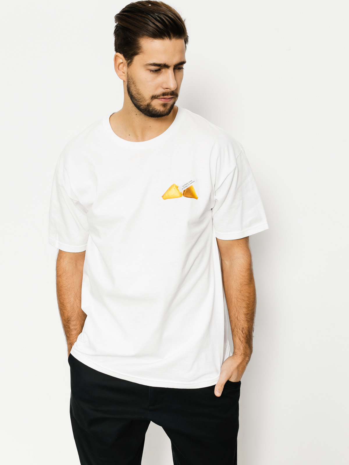 T-shirt Skate Mental Nothing Good Is Going To Happen (white)