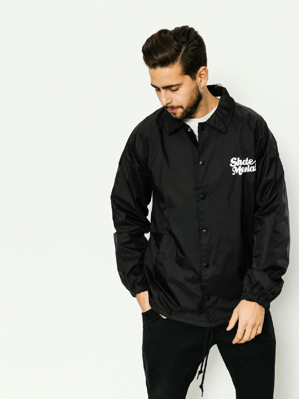 Kurtka Skate Mental Script Logo Coach (black)