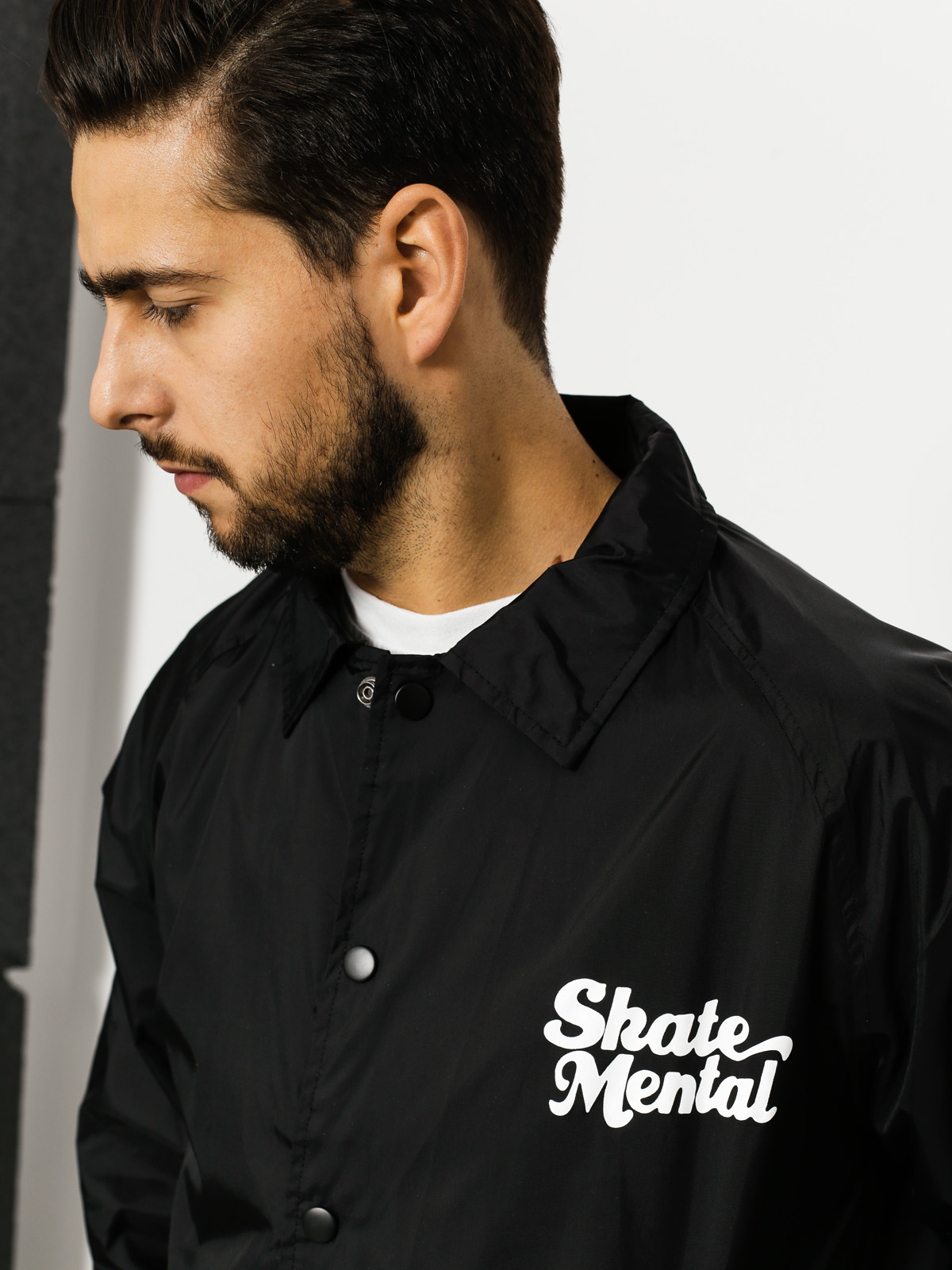 Kurtka Skate Mental Script Logo Coach (black)