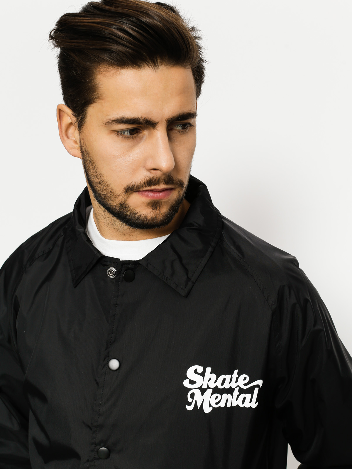 Kurtka Skate Mental Script Logo Coach (black)