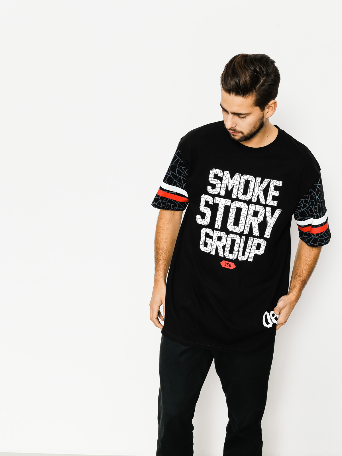 T-shirt SSG Sleeves Pattern (black)
