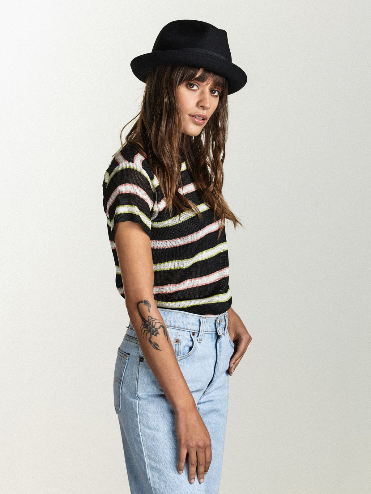 Kapelusz Brixton Gain Fedora (black)