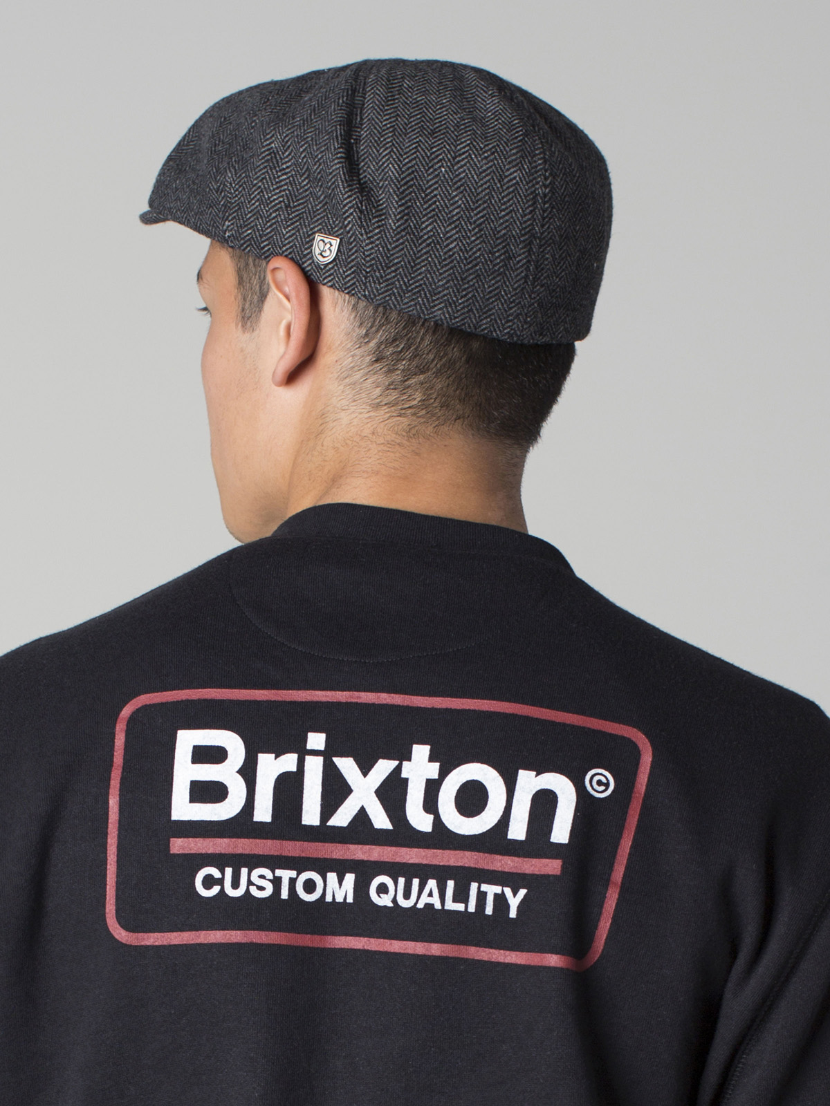 Kaszkiet Brixton Brood Snap ZD (grey/black)