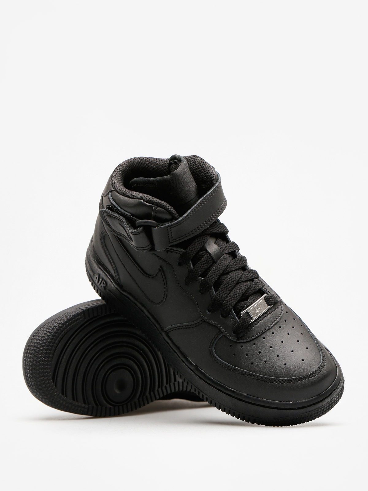 Buty Nike Air Force 1 Mid Gs Basketball (black/black)