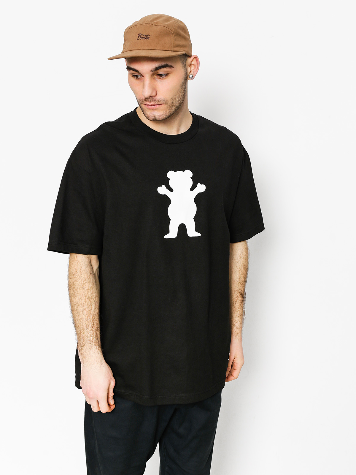 T-shirt Grizzly Griptape Og Bear Logo Basic (black)