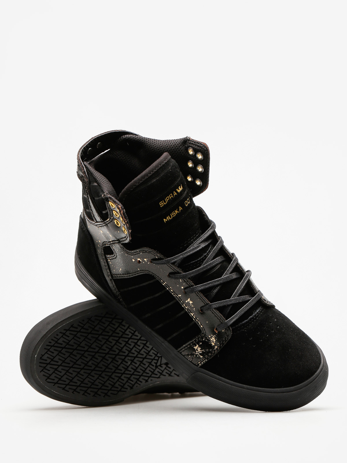 Buty Supra Skytop (black/gold/black)