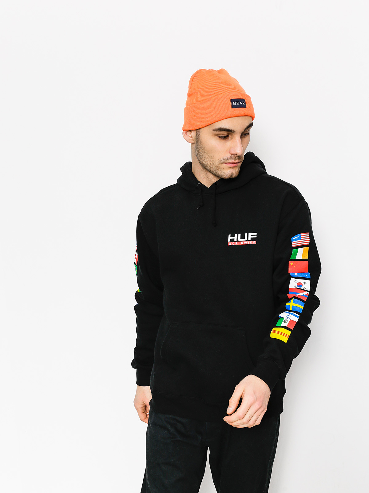 Bluza z kapturem HUF Stadium United HD (black)