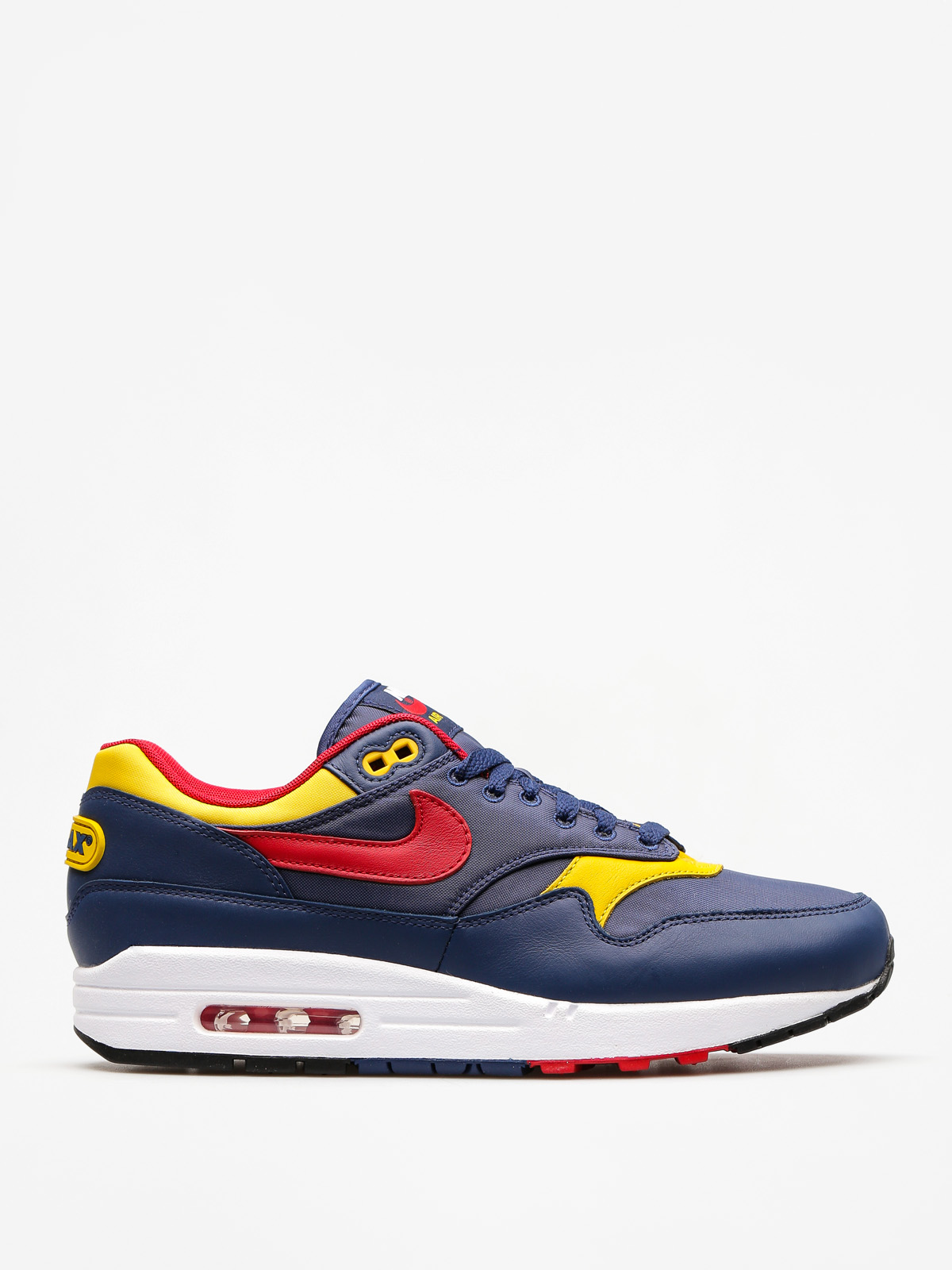 Buty Nike Air Max 1 Premium (navy/gym red vivid sulfur white)