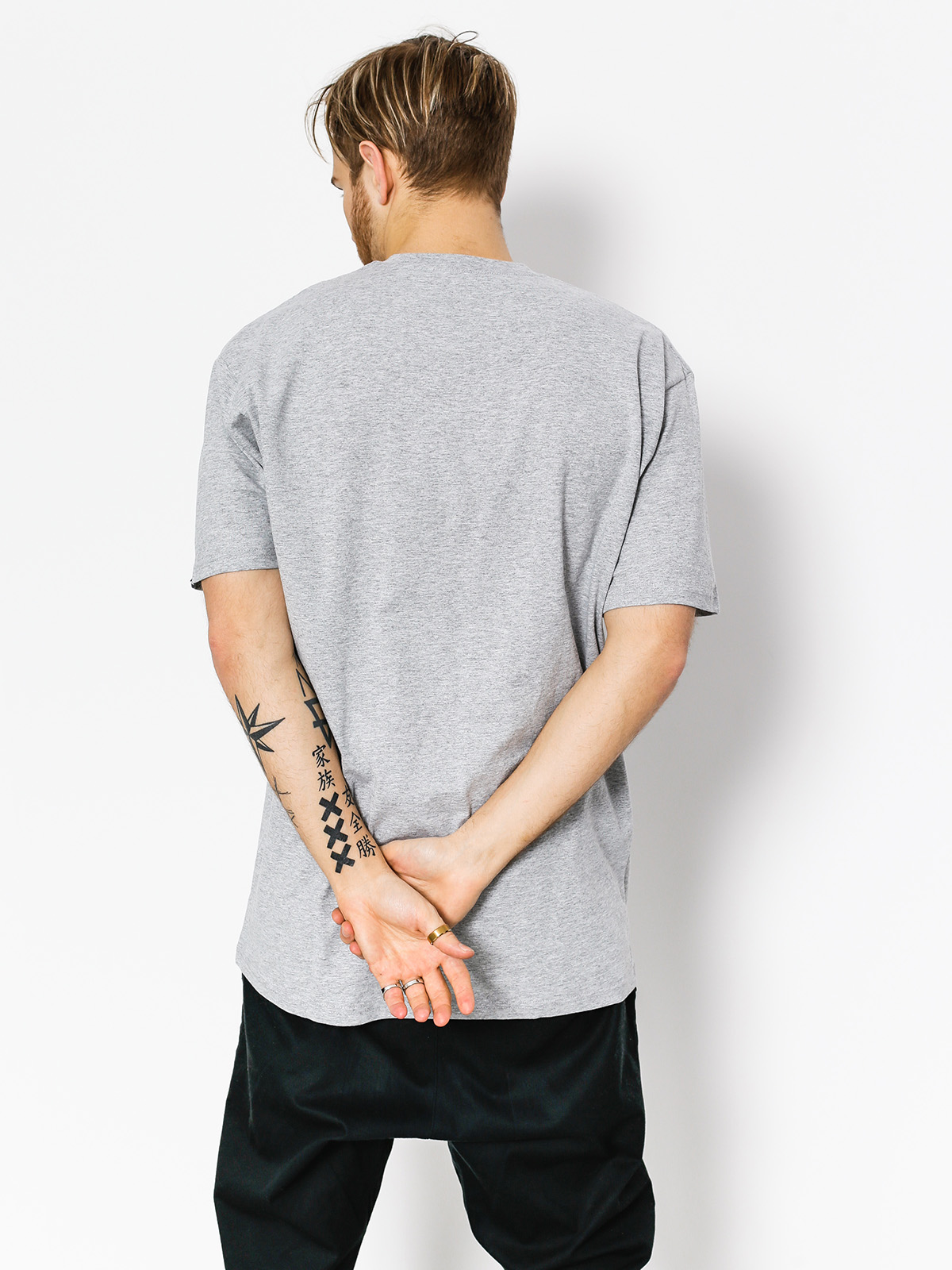 T-shirt Vans Left Chest Logo (athletic/heather)