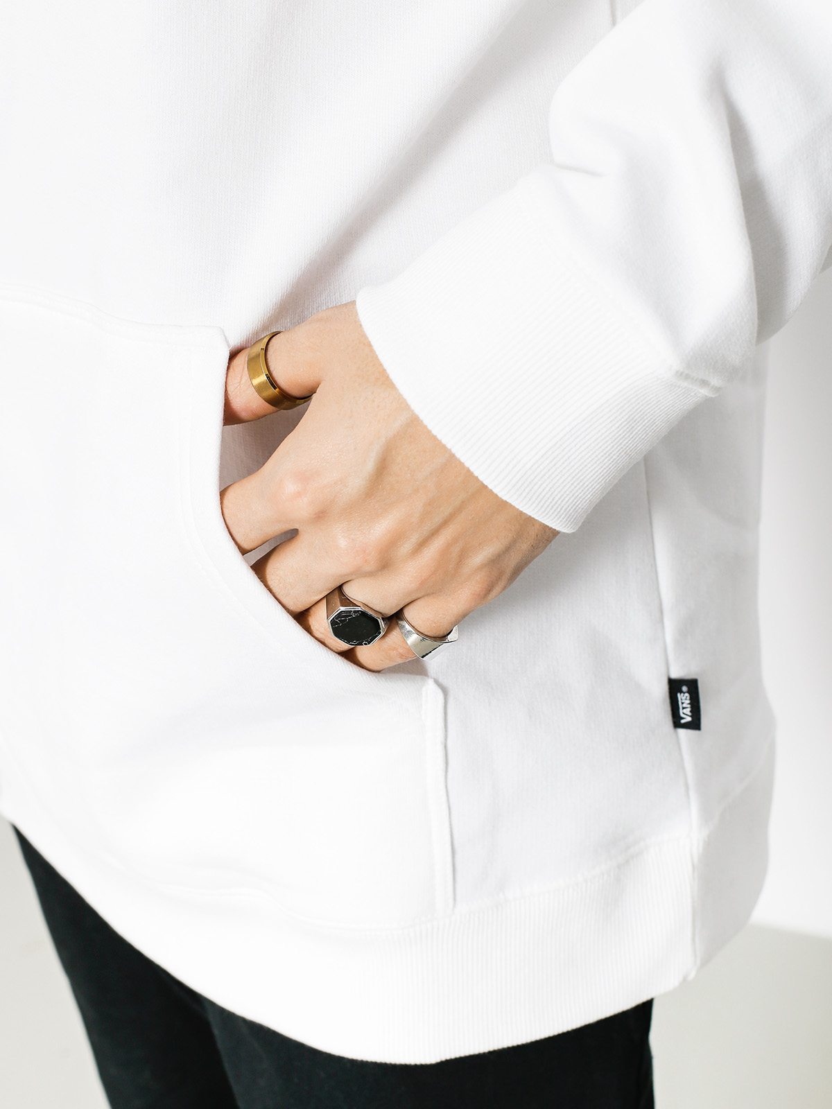 Bluza z kapturem Vans Skate HD (white)