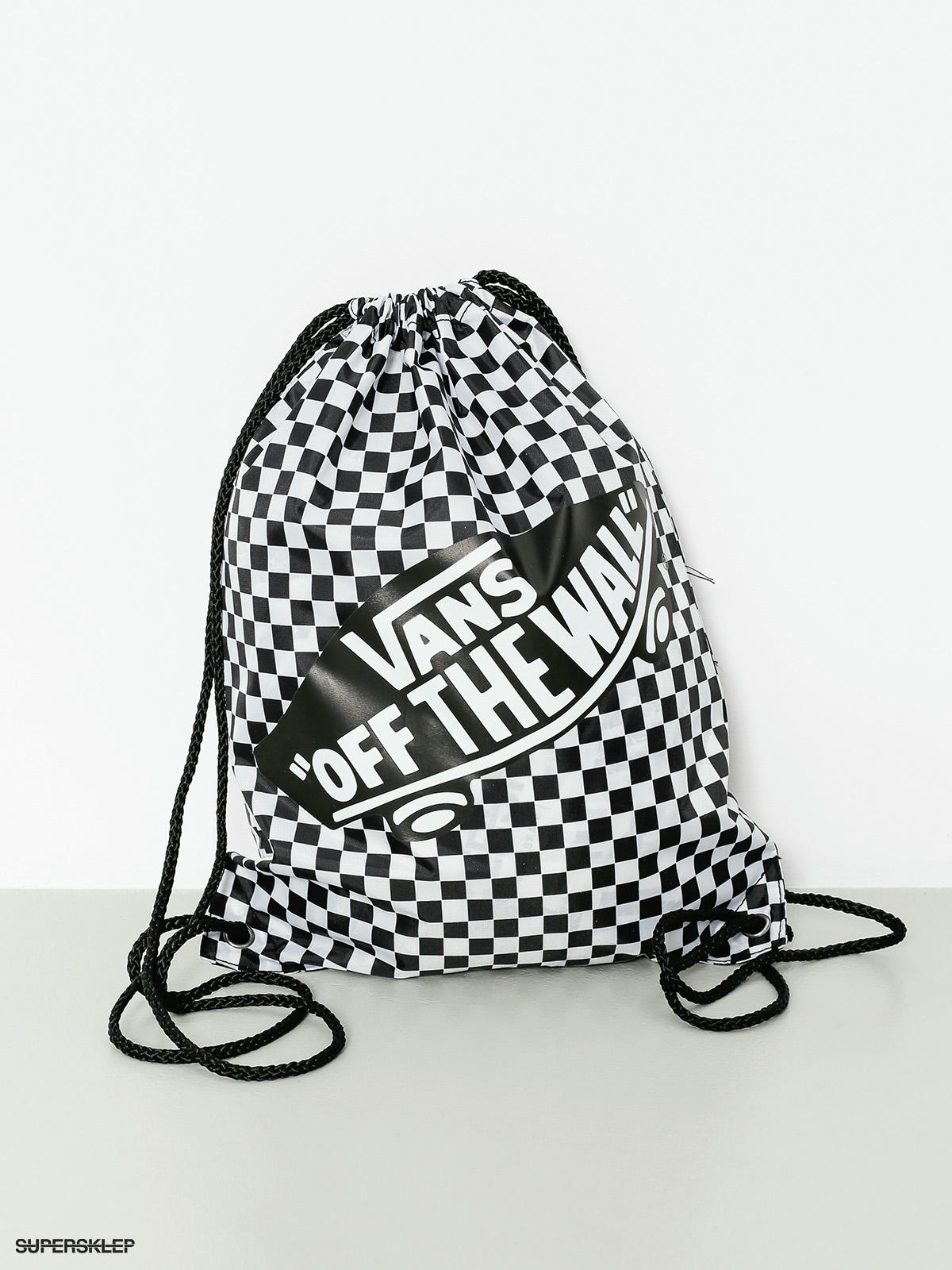 Plecak Vans Benched Wmn Bag white/checkerboard) (black