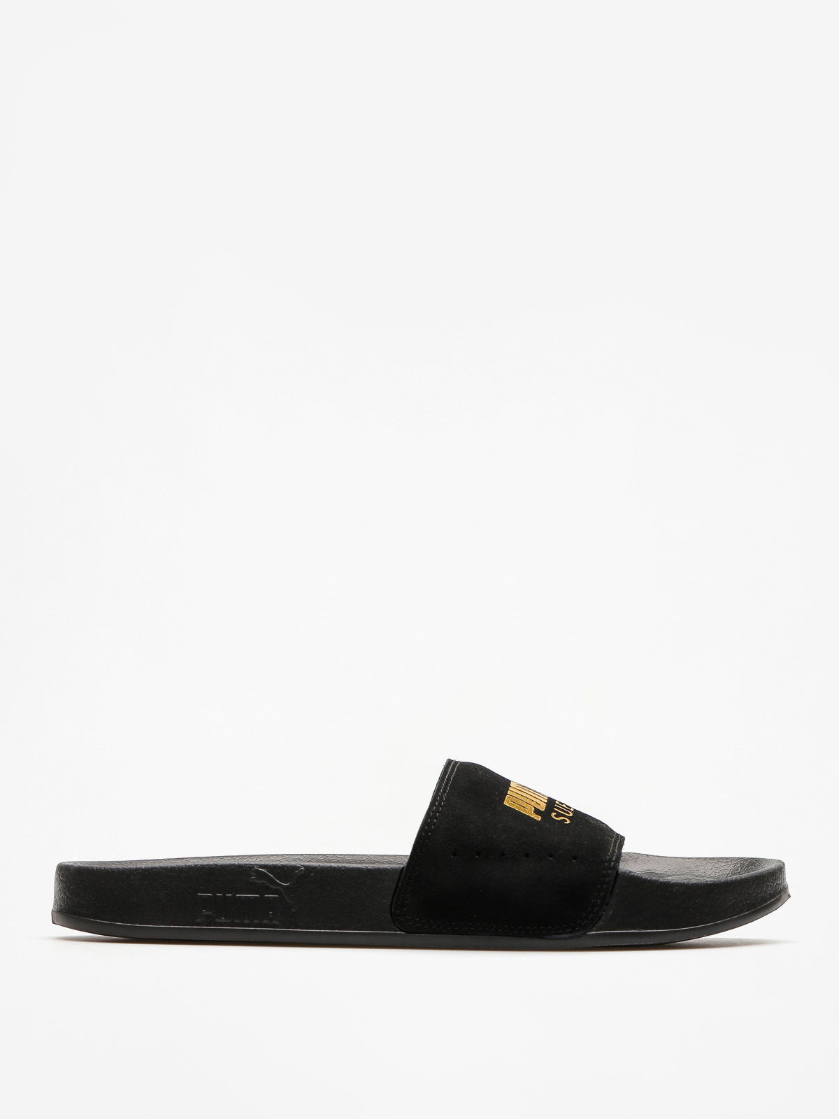 Klapki Puma Leadcat Suede (puma black/puma team gold)