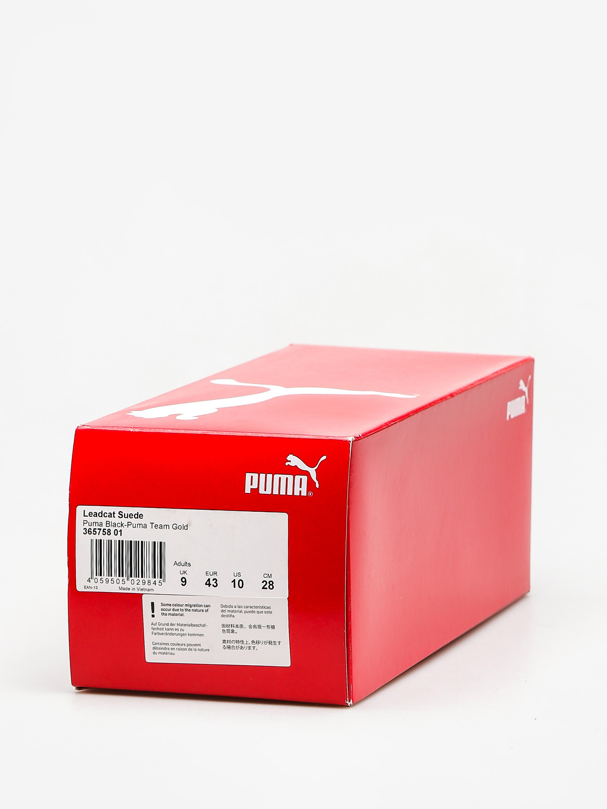 Klapki Puma Leadcat Suede (puma black/puma team gold)