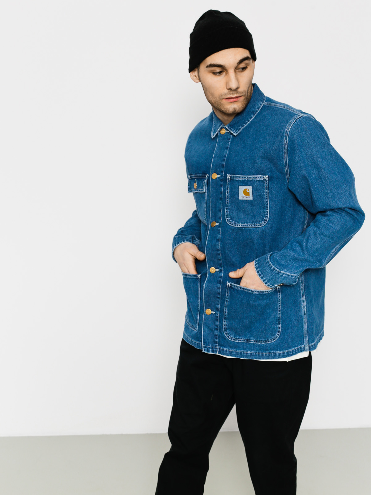 Kurtka Carhartt Michigan Chore Coat (blue stone washed)