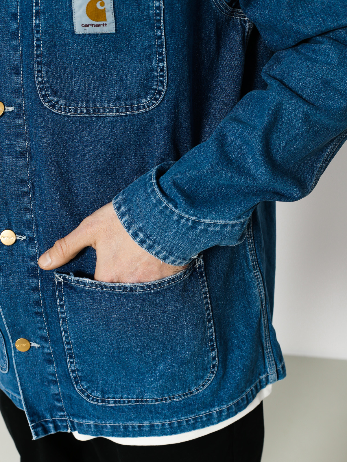 Kurtka Carhartt Michigan Chore Coat (blue stone washed)