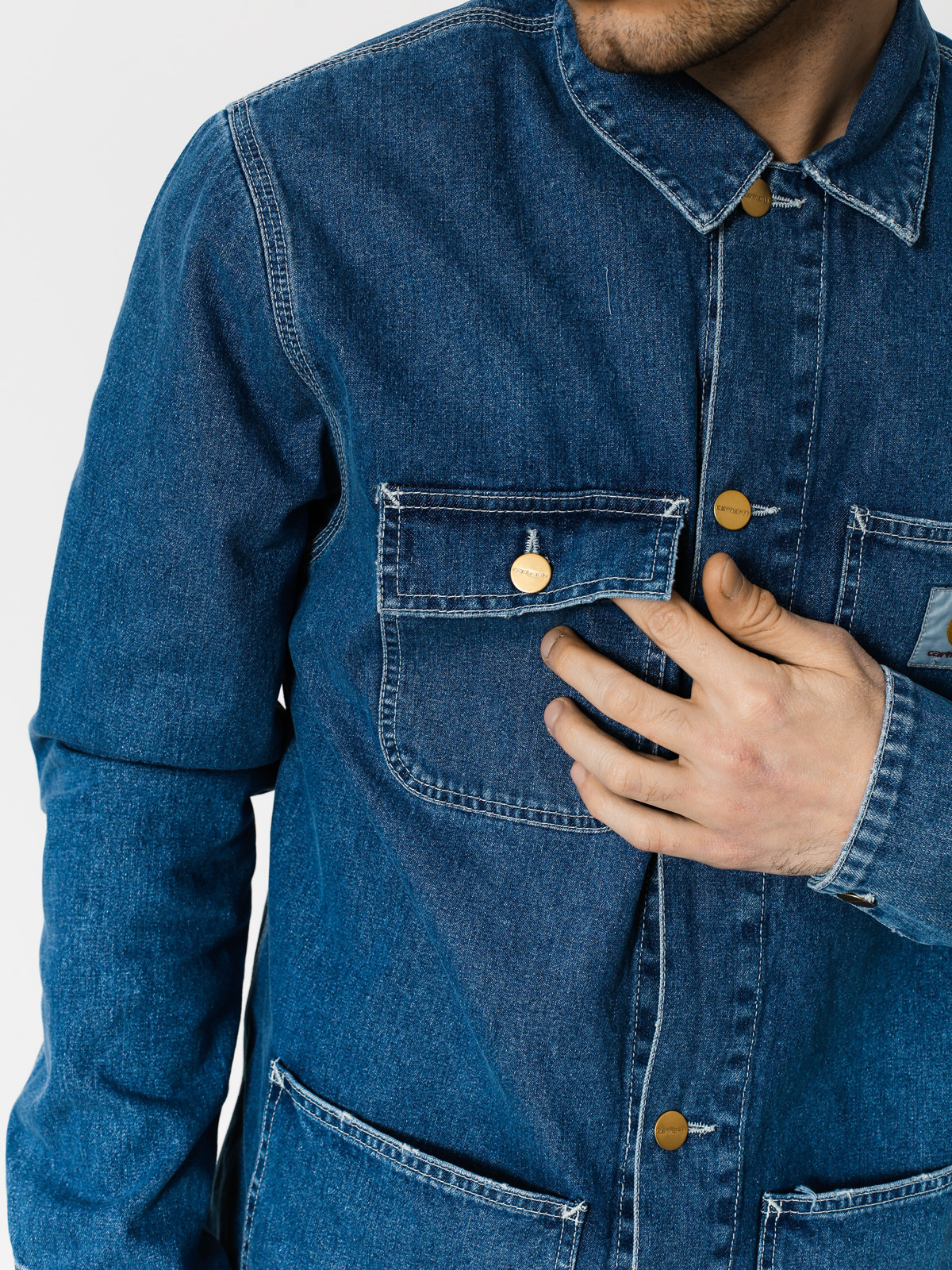 Kurtka Carhartt Michigan Chore Coat (blue stone washed)