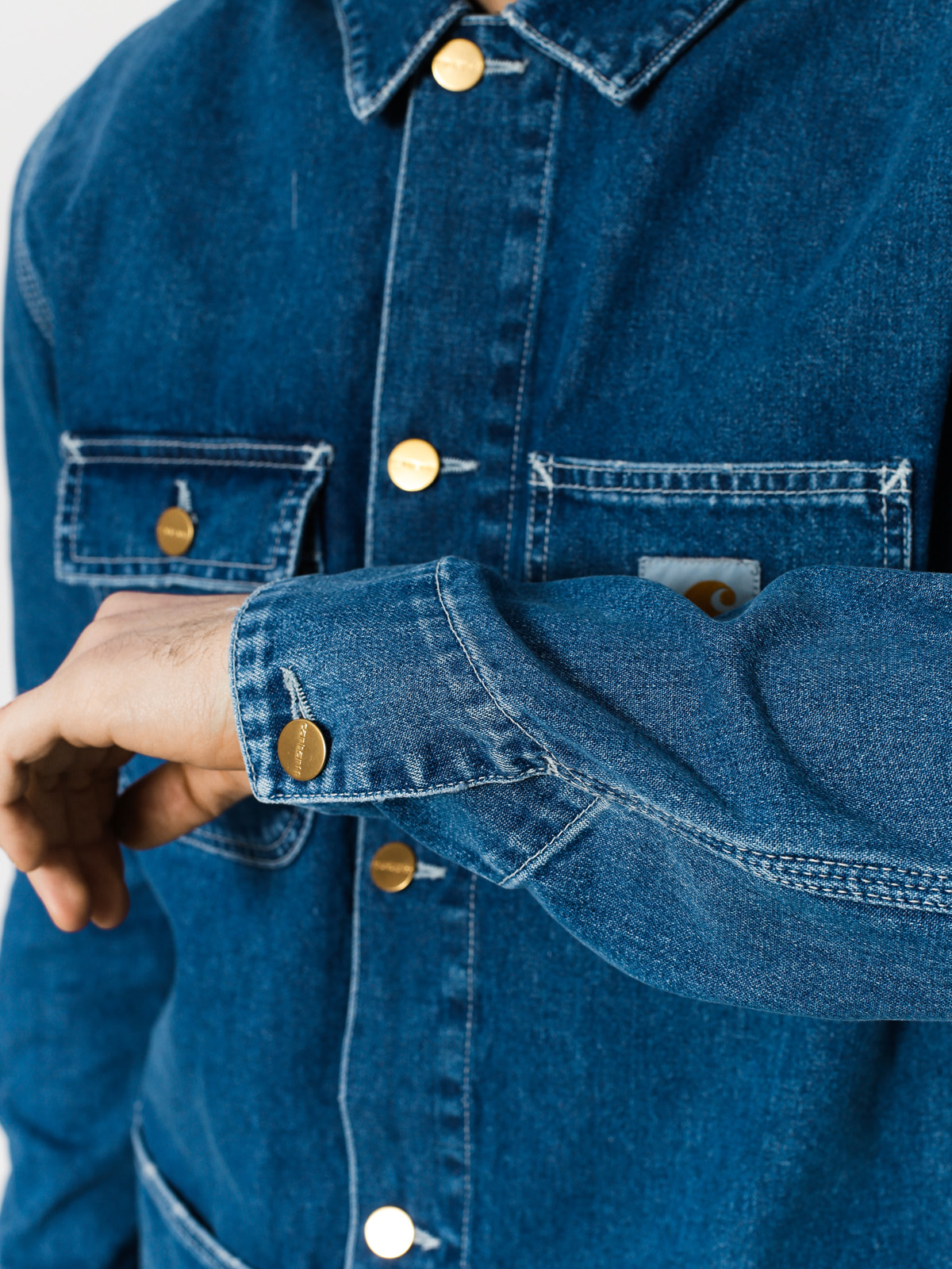 Kurtka Carhartt Michigan Chore Coat (blue stone washed)