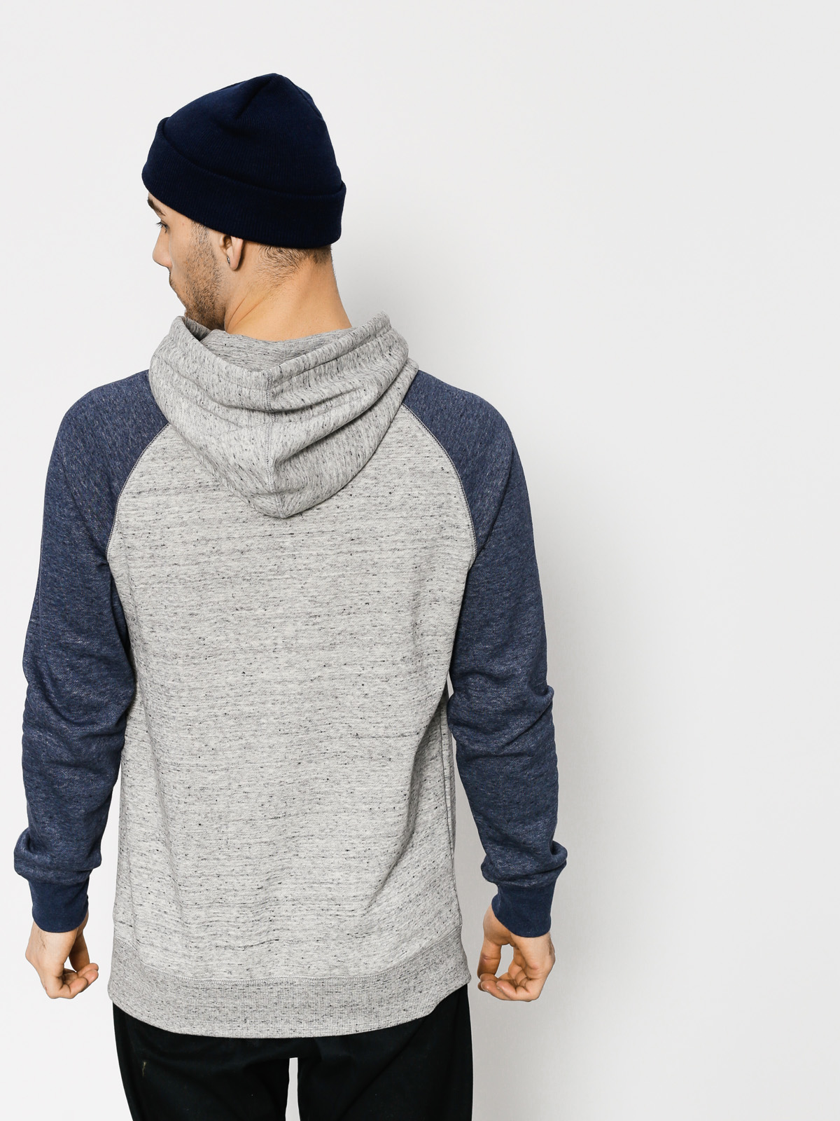 Bluza z kapturem Element Meridian Block ZHD (grey heather)
