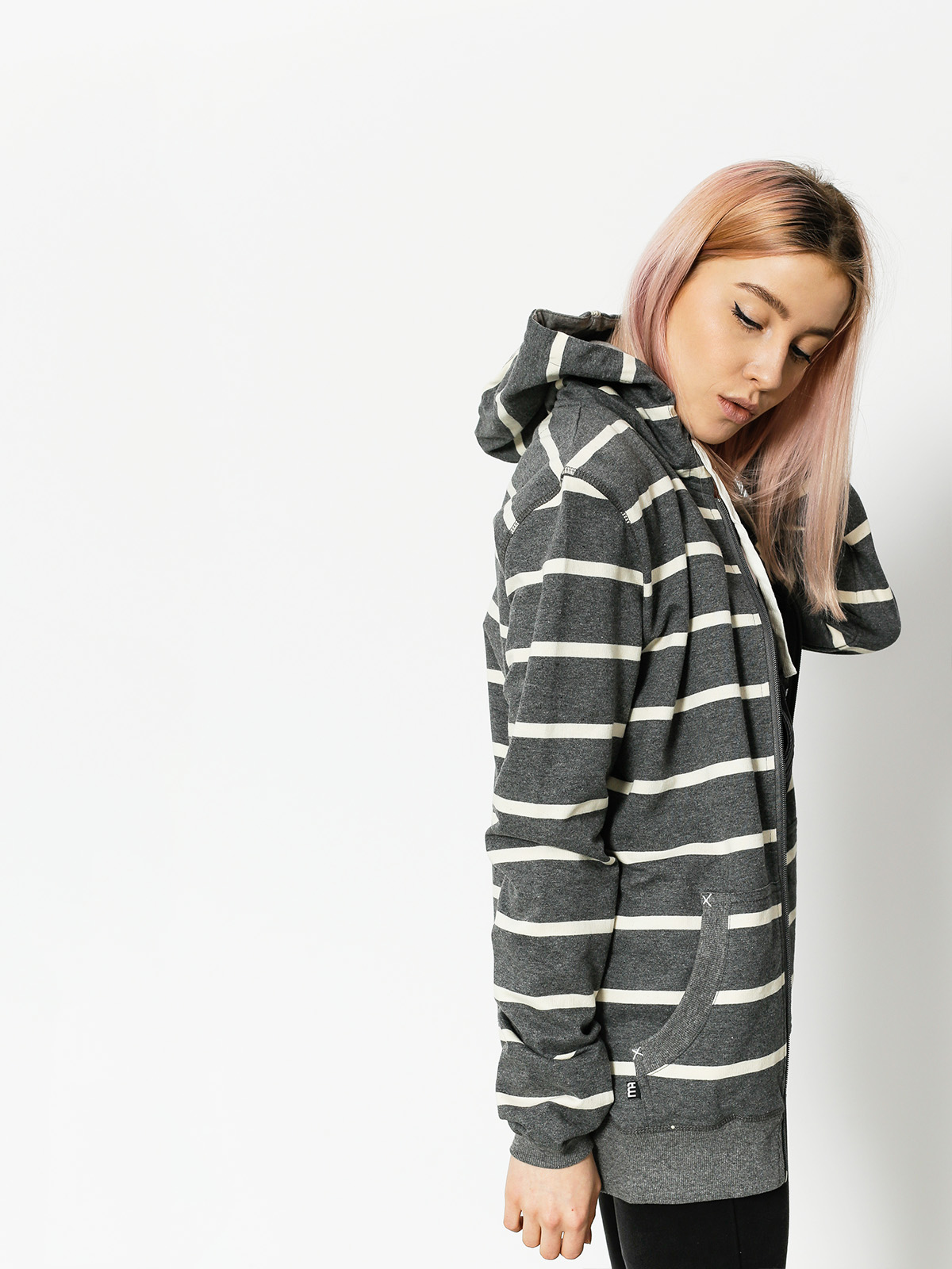 Bluza z kapturem Malita Classic Stripes (graphite/m)