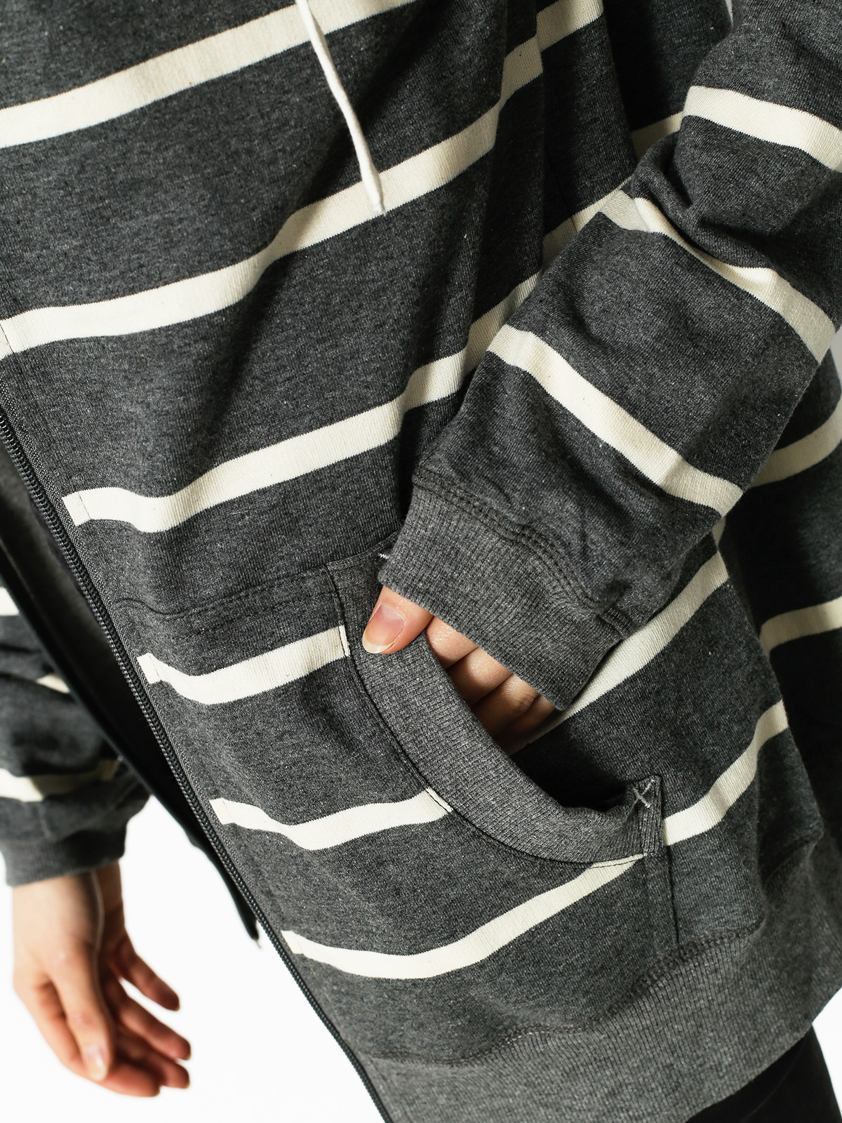 Bluza z kapturem Malita Classic Stripes (graphite/m)