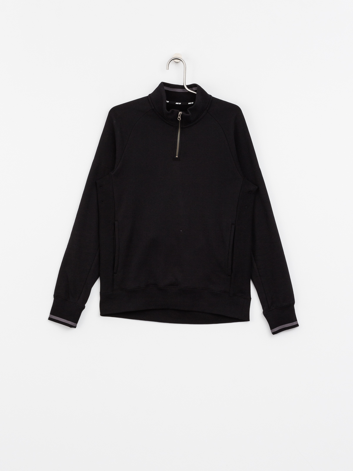 Longsleeve Nike SB Top Evrt Mock Hz (black/dark grey/dark grey)