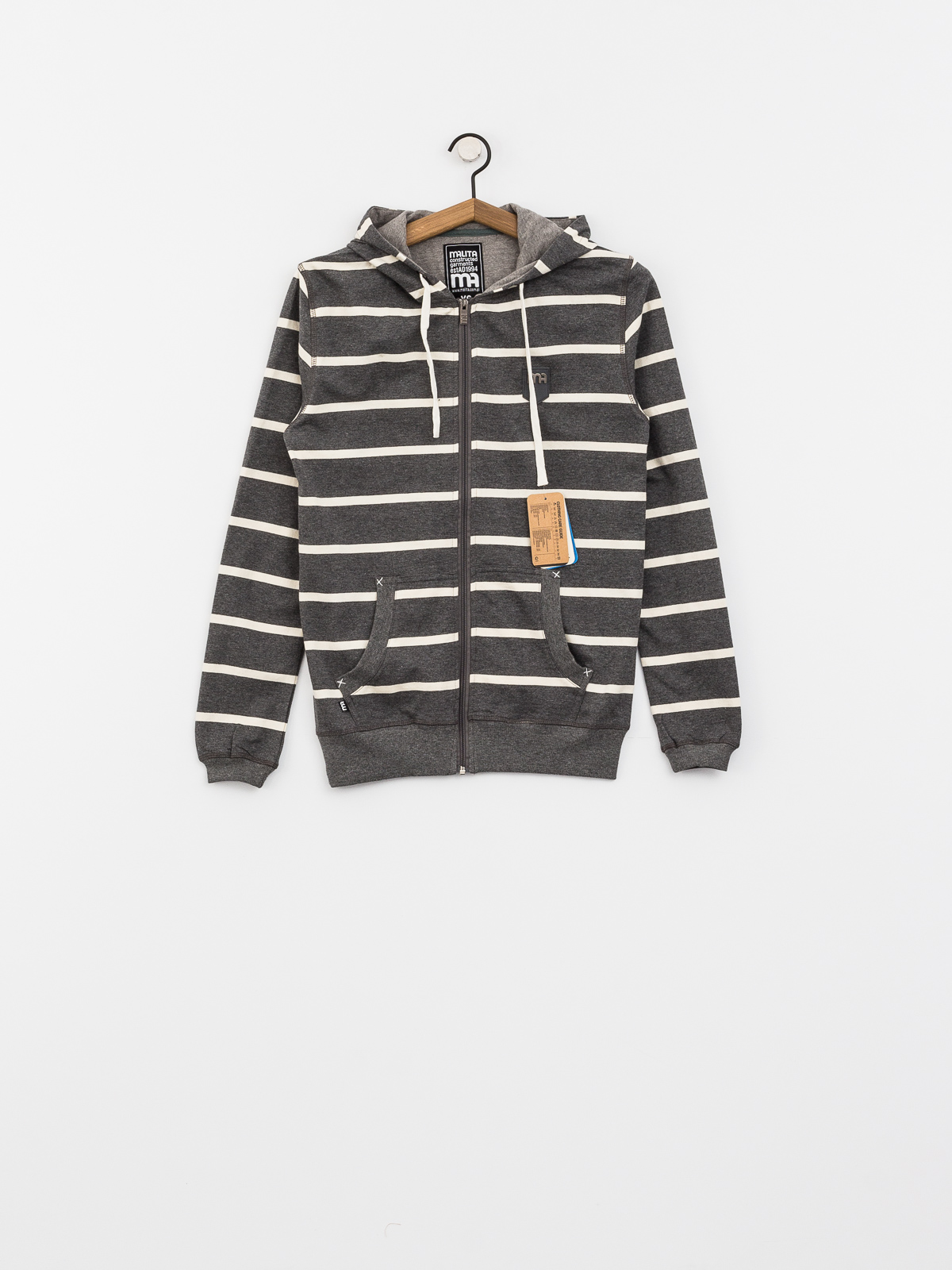 Bluza z kapturem Malita Classic Stripes (graphite/m)