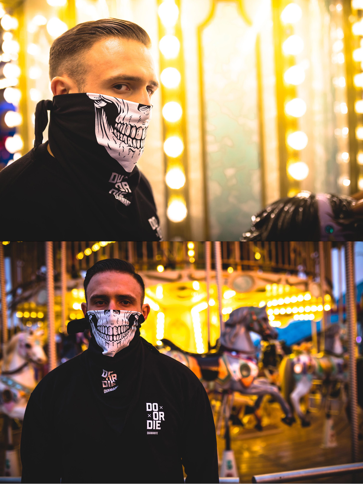 Bandana Diamante Wear Do Or Die (black)