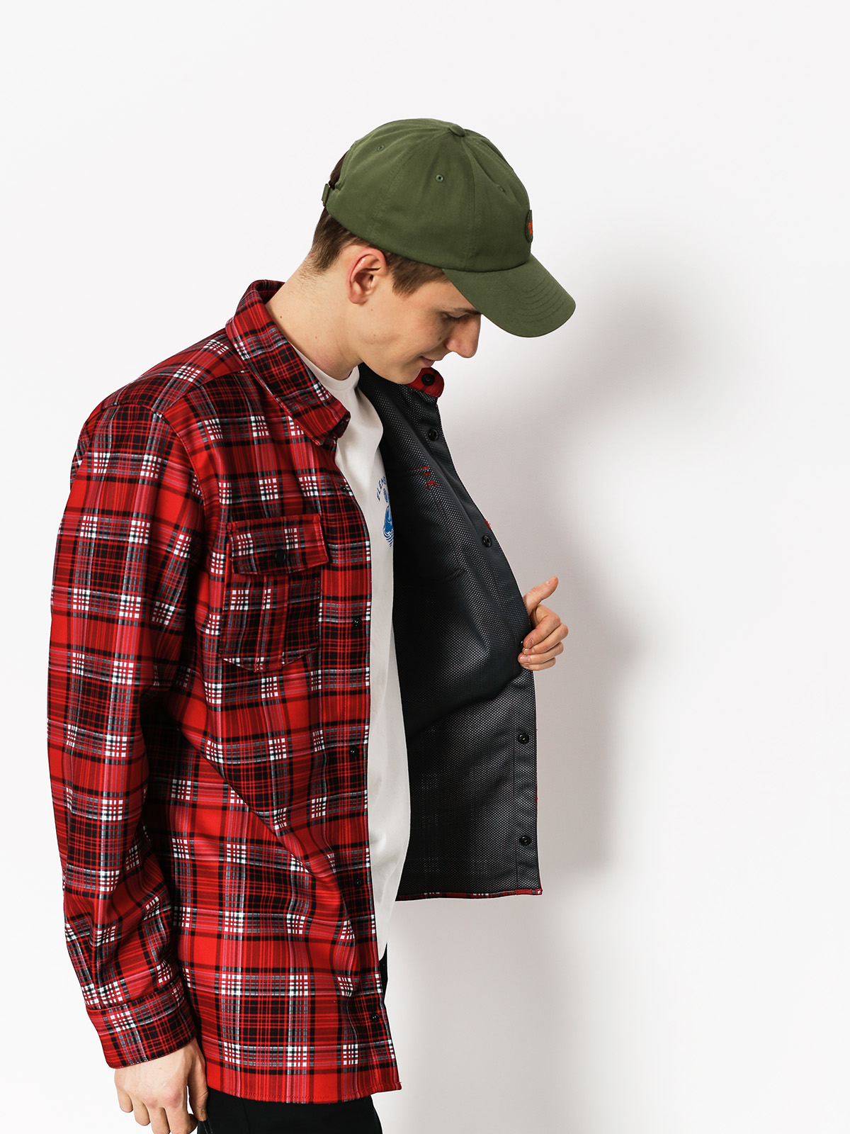 Kurtka Volcom Drip Bonded Flannel (red)