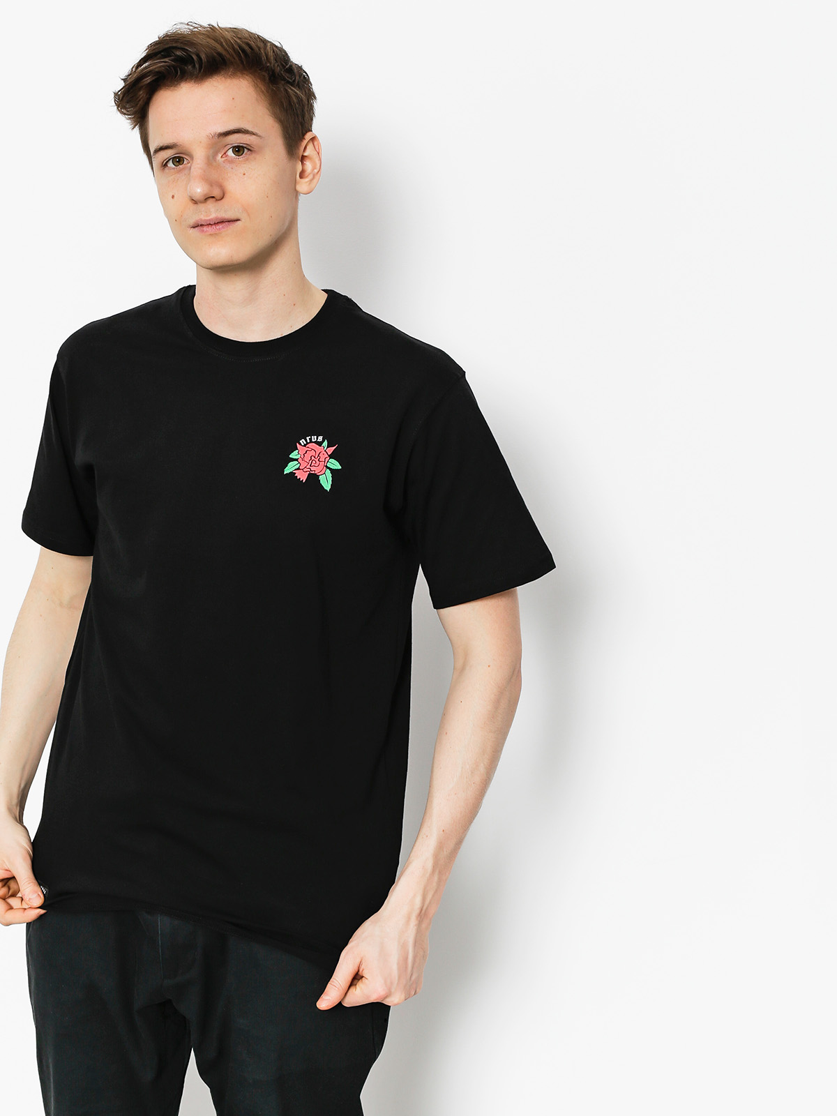 T-shirt Nervous Rose (black)